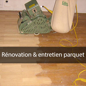 Réparation et entretien d'un parquet