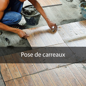 Pose de carreaux
