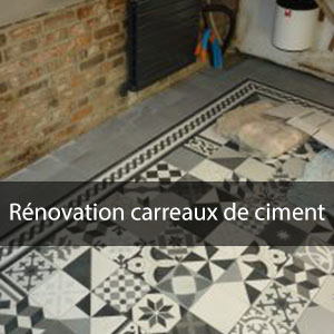 Rénovation carrelage en carreaux de ciment