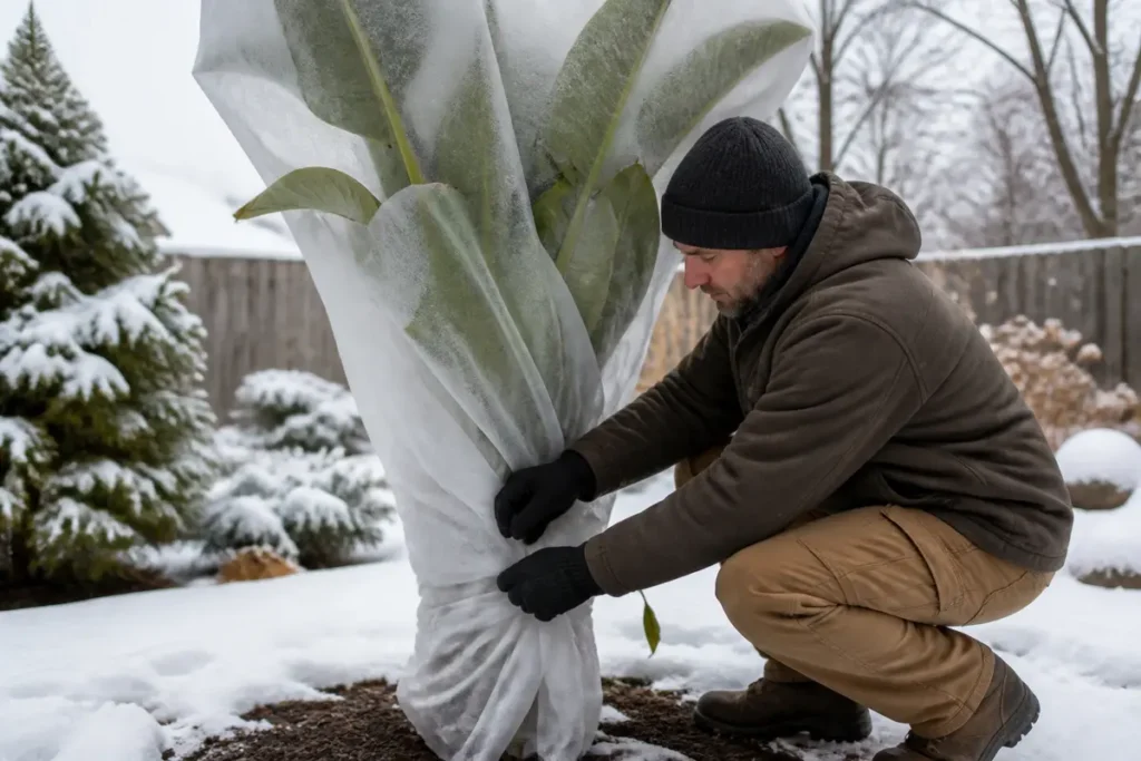 Comment protéger mon Bananier gelé cet hiver ?