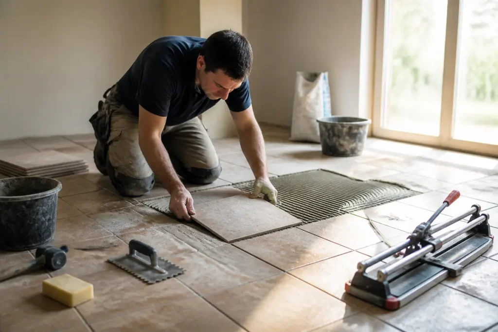 Poser du carrelage sur du carrelage : Quels inconvénients ?