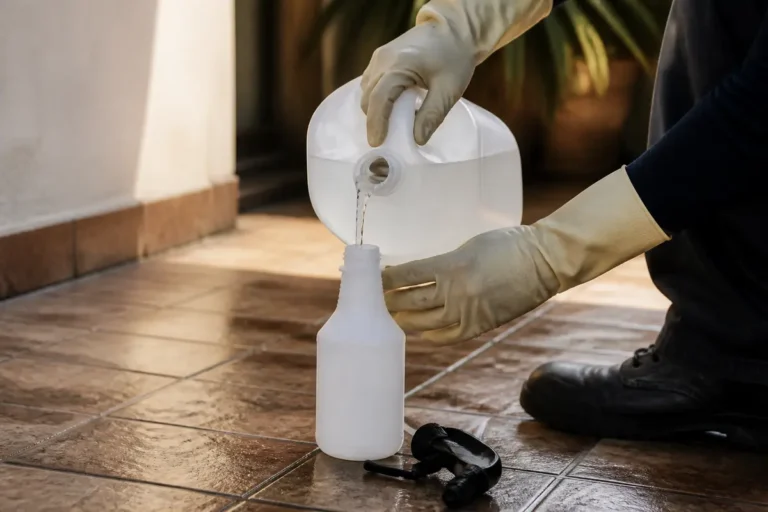 Combien de temps laisser agir l’acide chlorhydrique sur carrelage ?